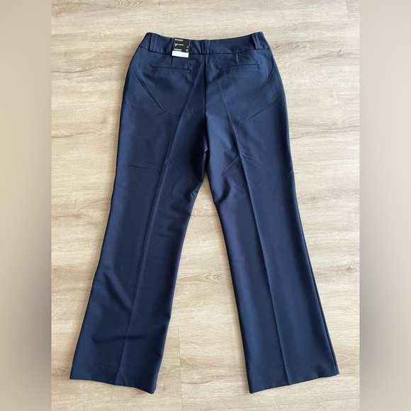 ALFANI Tummy Control Dress Pants Size 6 Trousers Navy Blue Career Work NWT - Picture 6 of 6